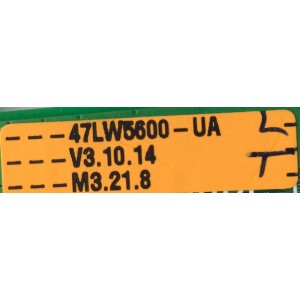 MAIN PARA SMART TV LG / NUMERO DE PARTE EBT6127600 / EAX63969204 / 61227600 / BCM35230 / BU0100582 / MODELO 47LW5500-UA.AUSYLJR